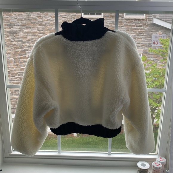 Lea & Viola Sherpa fleece jacket zip up - Picture 2 of 5